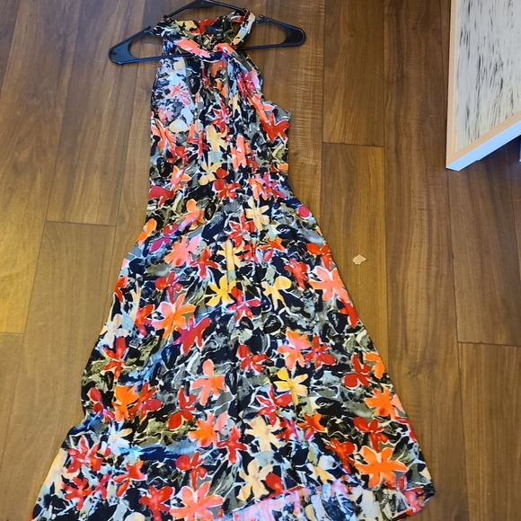 NWT Tropical floral midi halter dress - Picture 2 of 13